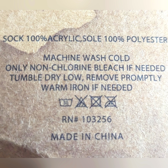 ๐Jacquard Knit Navy Slipper Socks - Nordic Pattern ๐ ๐ Excellent Gift! ๐ - Picture 7 of 7